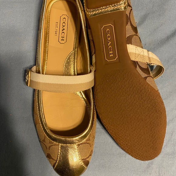 Coach ballet type shoes